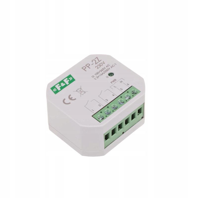 Przekaźnik elektromagnetyczny, 2Z 16A, montaż podtynkowy,w obud.PDT,U=100-2