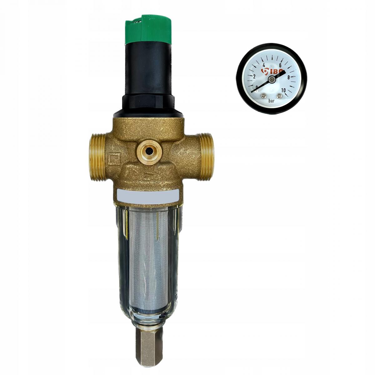 Filtr mini-plus z regulatorem ciśnienia, 1, z opłukiwaniem