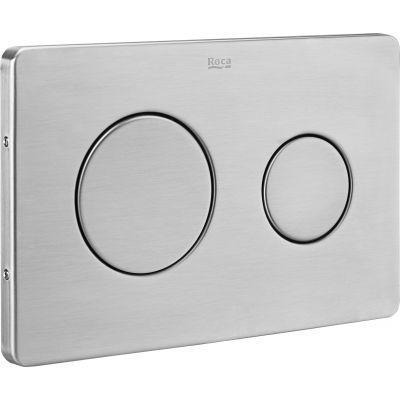 Przycisk spłukujący ROCA PLATE K01 DUAL podwójny czarny mat