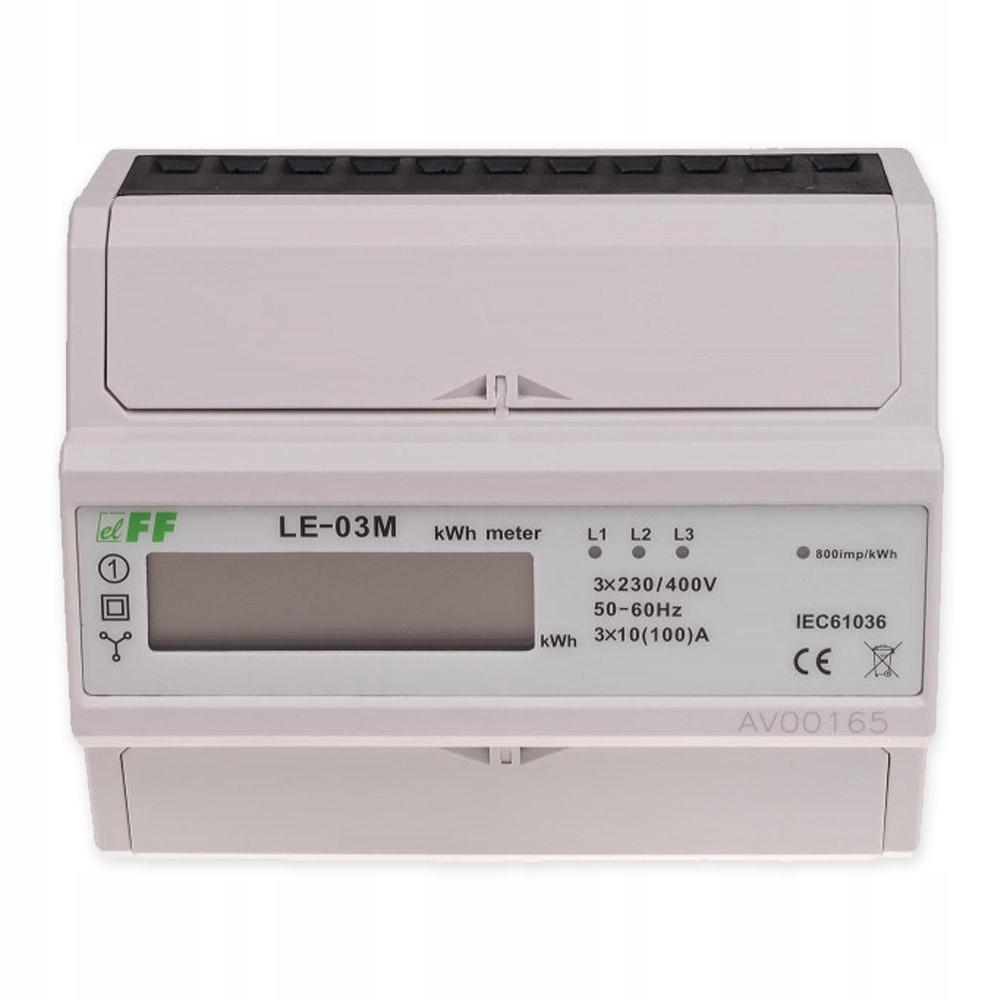 F&F Licznik energii elektrycznej MODBUS RS-485 -trójfazowy LE-03M