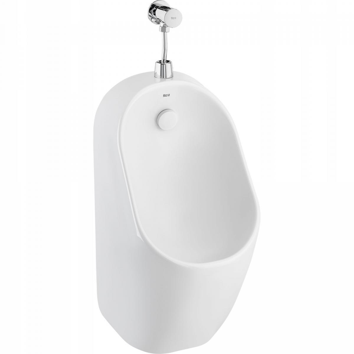 Pisuar PROTON Rimless z dopływem wody z góry, Round (kompletny Zestaw z syf