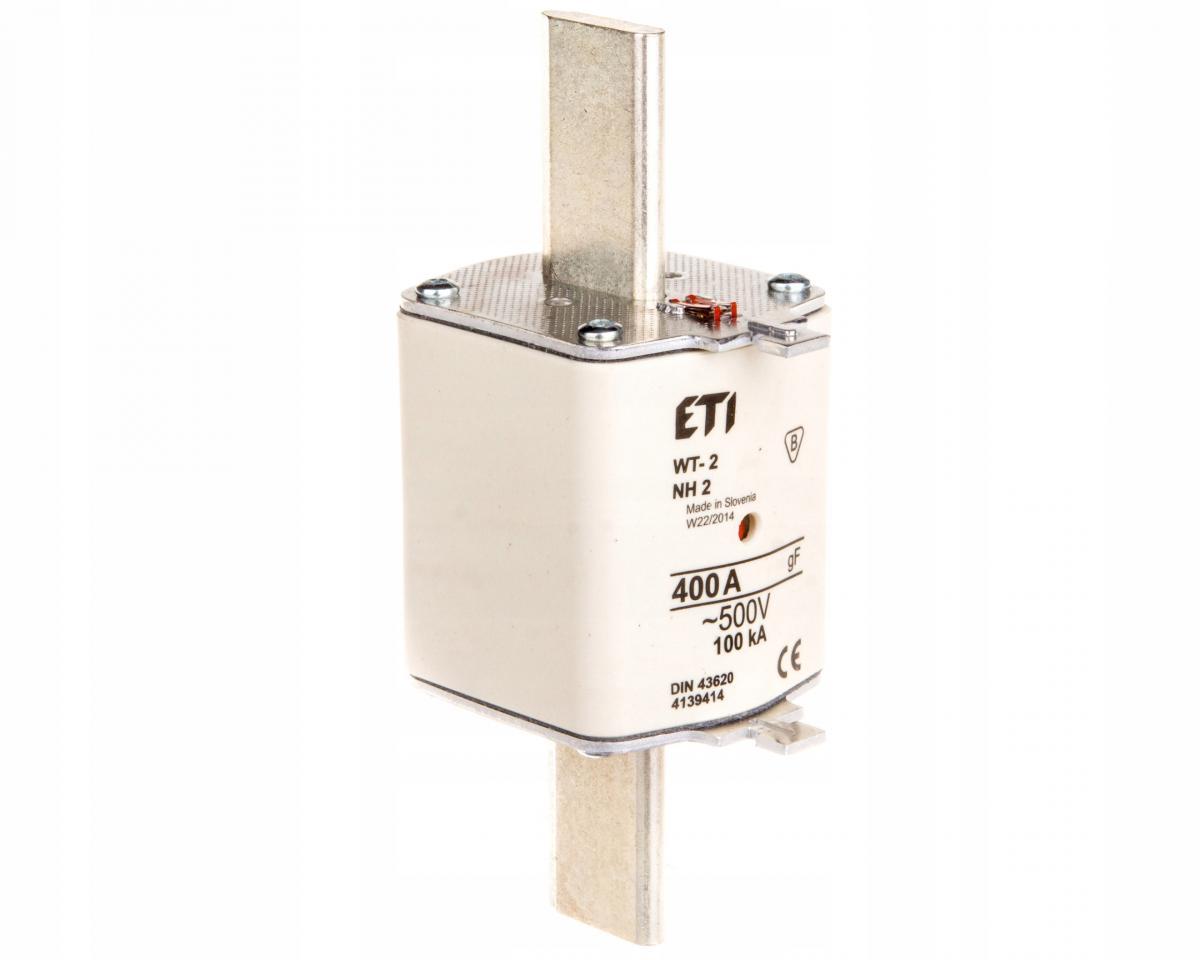 ETI Wkładka topikowa przemysłowa szybka NH2/WT2 GF 400A/500V