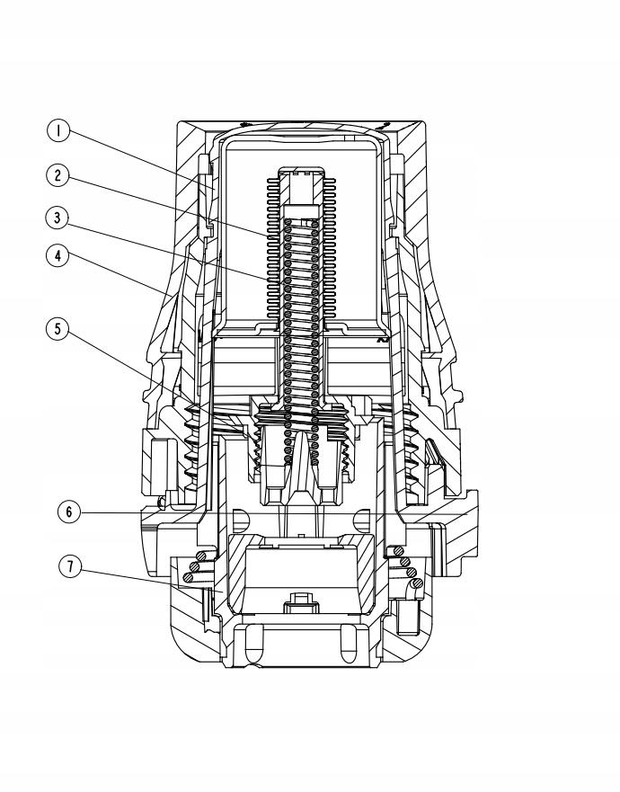 Głowica termostatyczna z połączeniem REDIA RTD stare zawory (S)