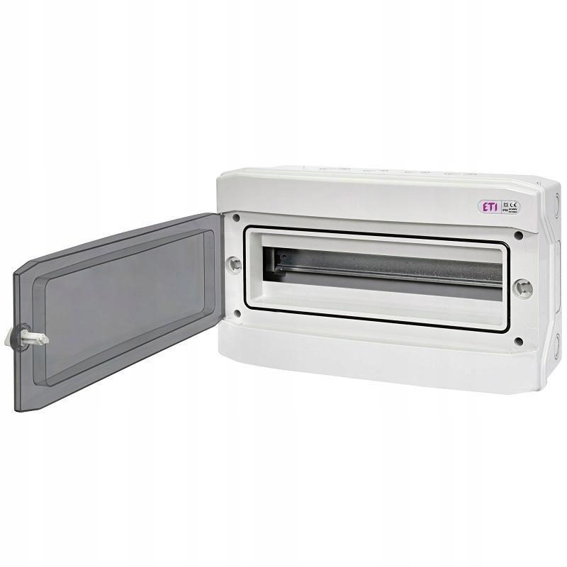ETI Obudowa natynkowa 18 mod. IP65 drzwi transparentne ECH-18PT