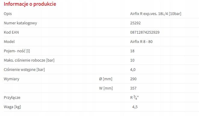 FLAMCO MEIBES FLOFIX 18/4,0, 10 bar, naczynie wzbiorcze do c.w.u.