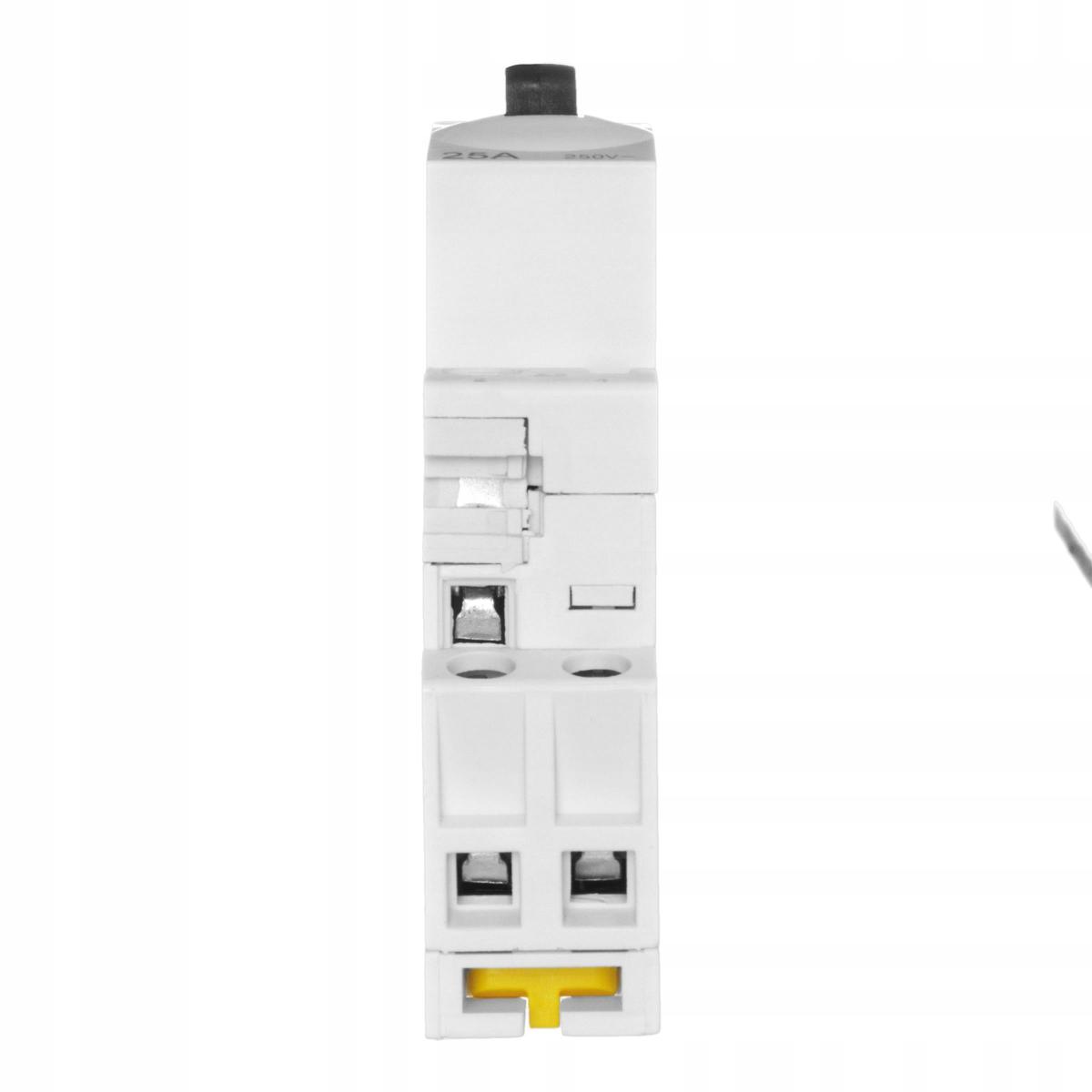 Stycznik modułowy ze sterowaniem ręcznym, instalacyjny 25A, 2xNO, 230V AC S