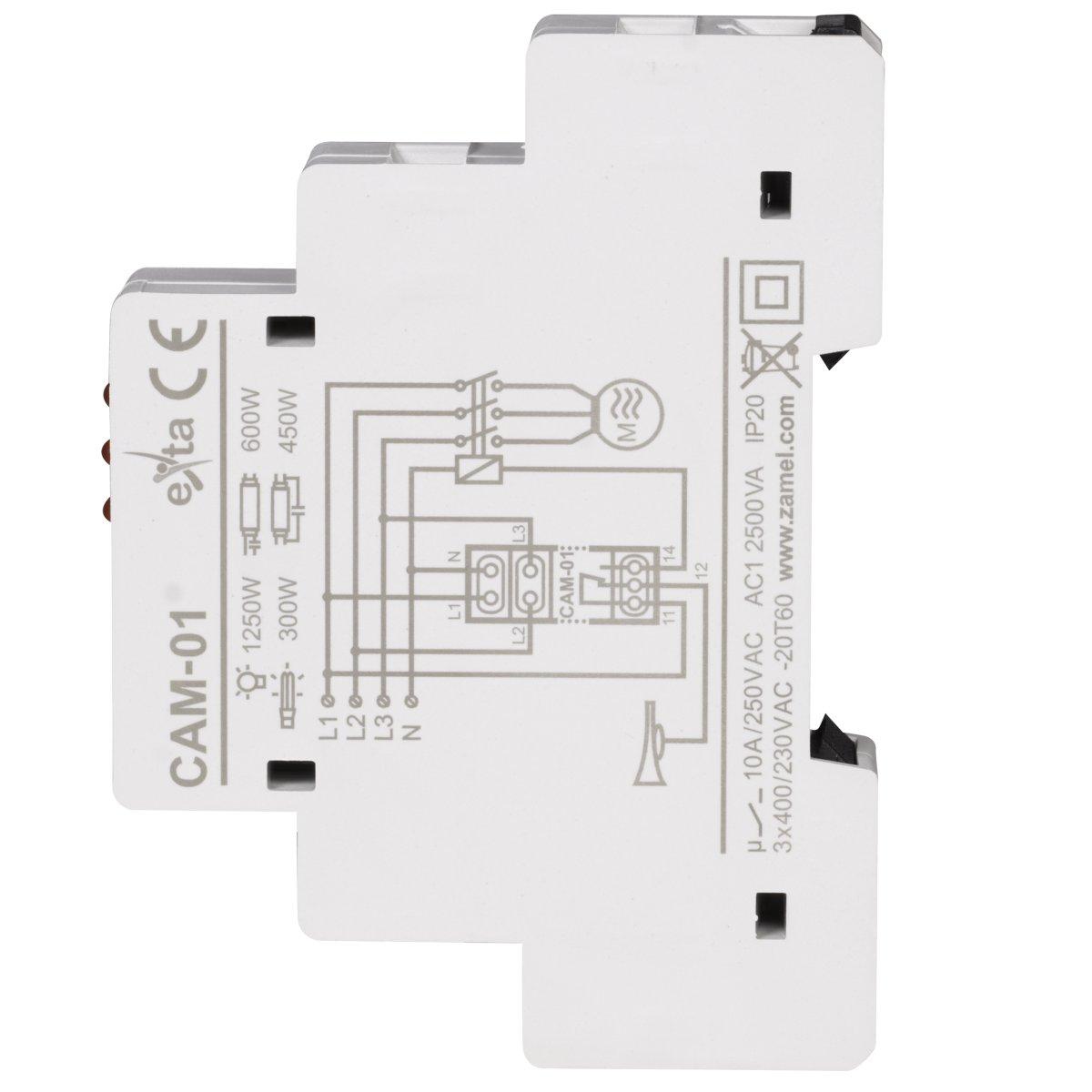 ZAMEL Czujnik asymetrii FAZ 230/400V AC Typ: CAM-01
