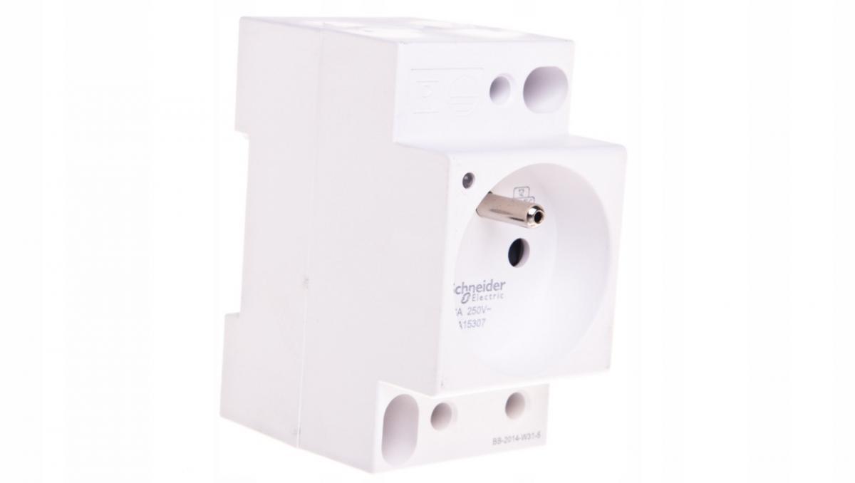 SCHNEIDER ELECTRIC Gniazdo modułowe Acti9 iPC-F-I z bolcem, z lampką