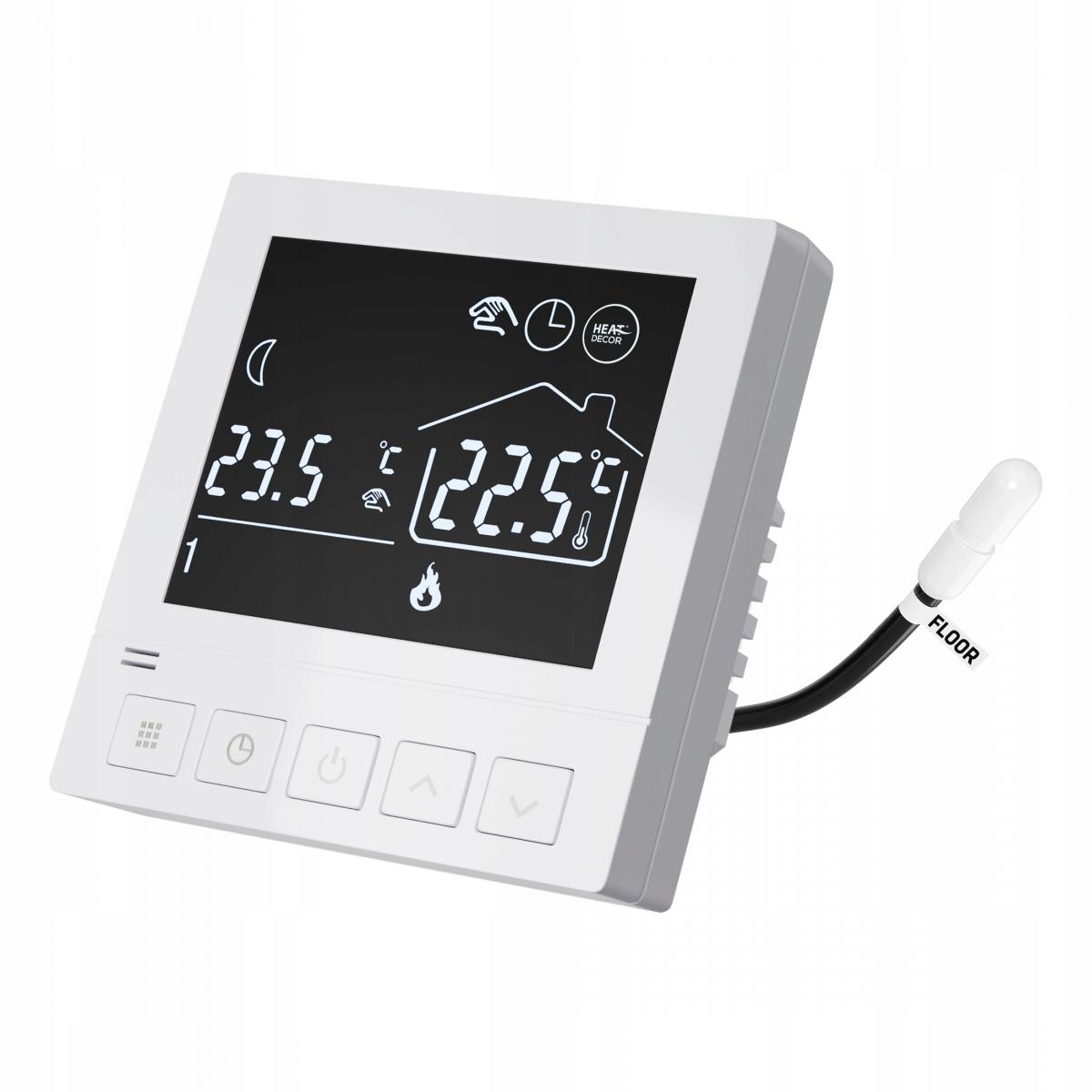 HEAT DECOR Termostat programowalny HD-T02 - biały