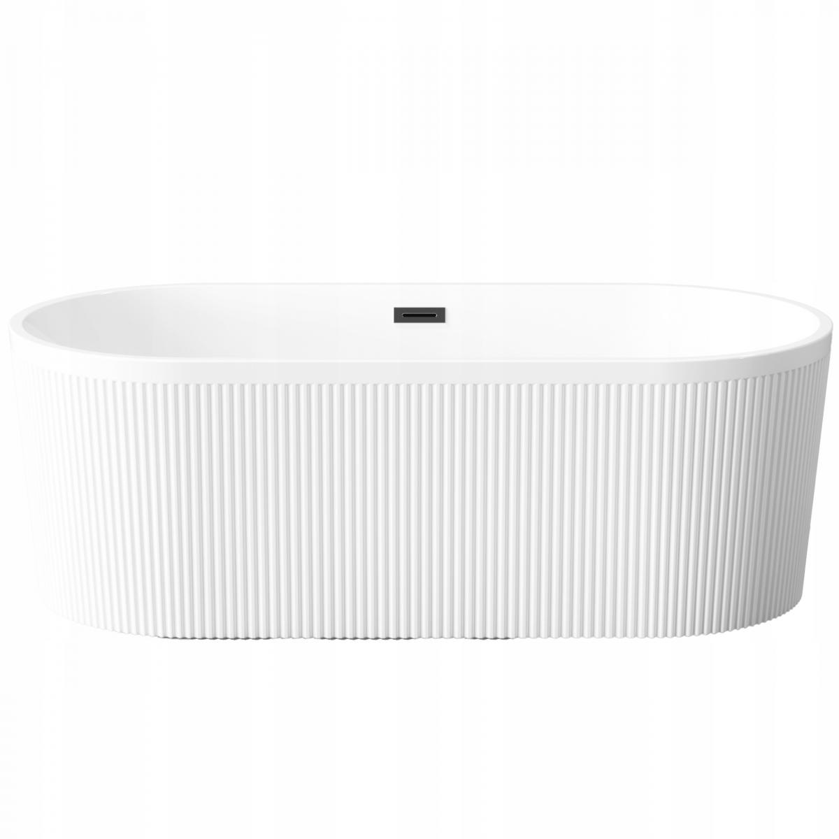 INVENA WANNA WOLNOST. RYFLOWANA 170 CM GLAMOUR INVENA TREND SYF.CZARNY