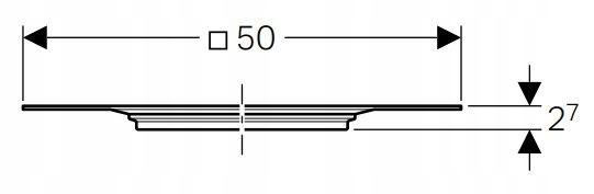 GEBERIT Kołnierz przyłączeniowy Geberit Pluvia do pokryć bitumicznych
