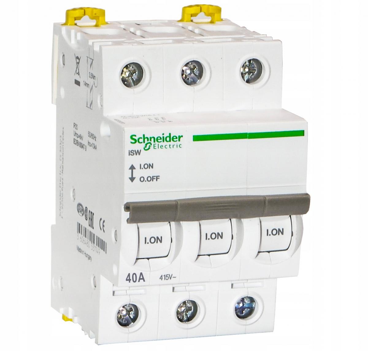 SCHNEIDER ELECTRIC Rozłącznik izolacyjny iSW-40-3 40A 3-biegunowy