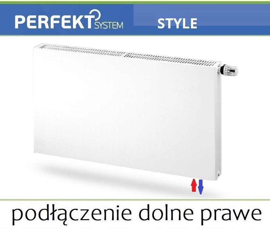 GRZEJNIK PERFEKT STYLE CV11 600x1100 Typ PLAN V 11 Prawy