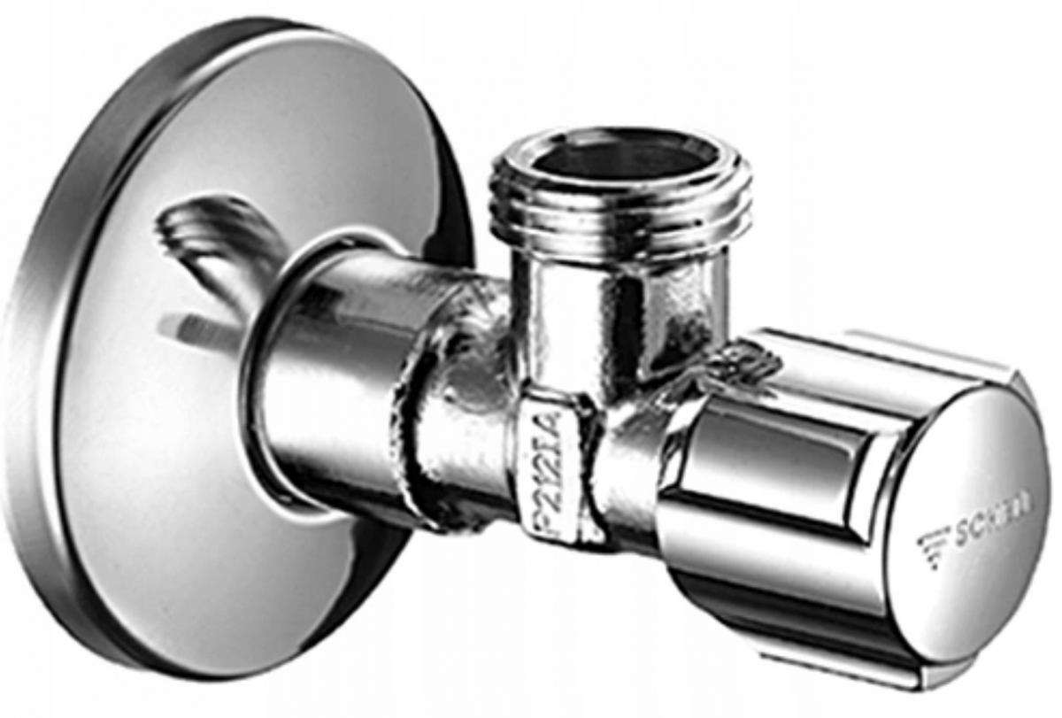 Zawór kątowy regulacyjny Comfort 1/2x1/2 chrom z ASAG