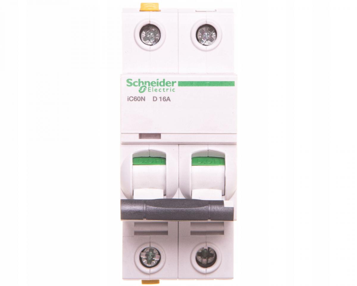 SCHNEIDER ELECTRIC Wyłącznik nadprądowy iC60N-D16-2 D 16A 2-biegunowy