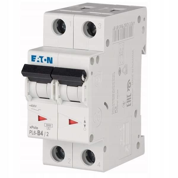 EATON Wyłącznik nadprądowy 6kA PL6-B4/2