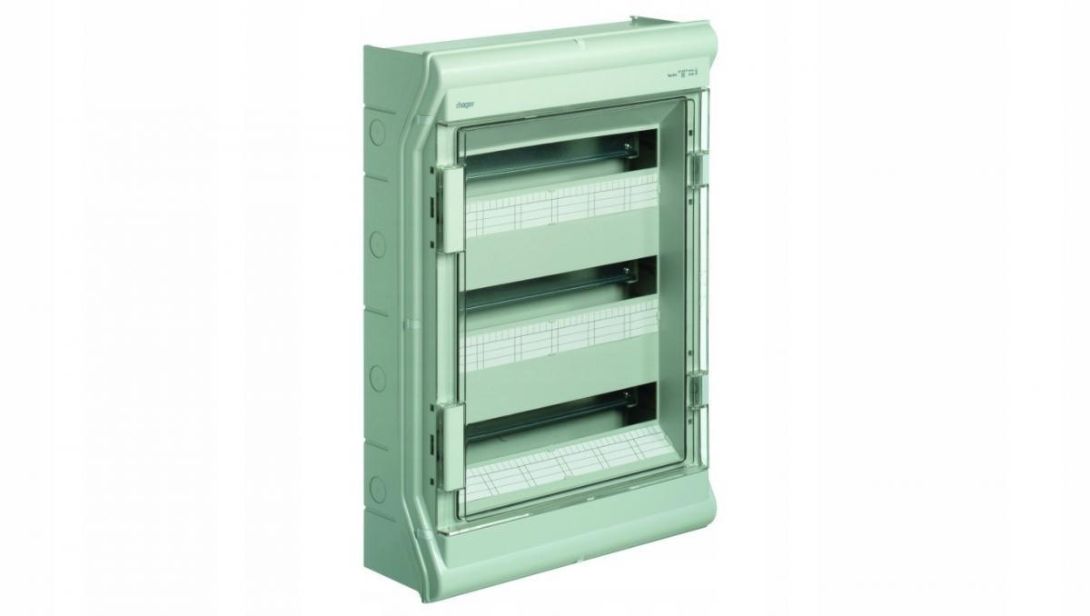 HAGER Rozdzielnica natynkowaVectorII IP65 54 modułowa