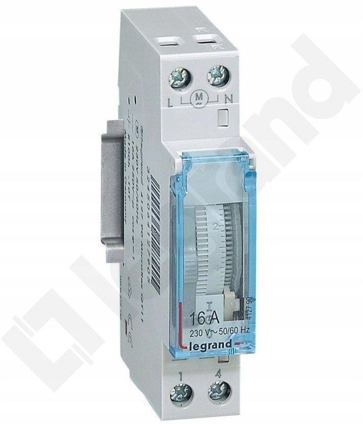 LEGRAND PA 340 Programator czasowy analogowy,230V, 50/60Hz, 1 styk zwierny,