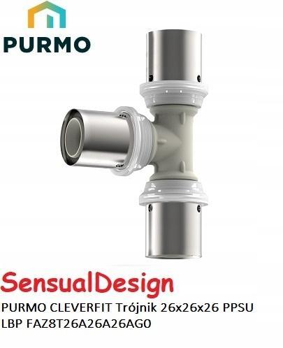 PURMO Trójnik PURMO CLEVERFIT PPSU LBP 26x26x26