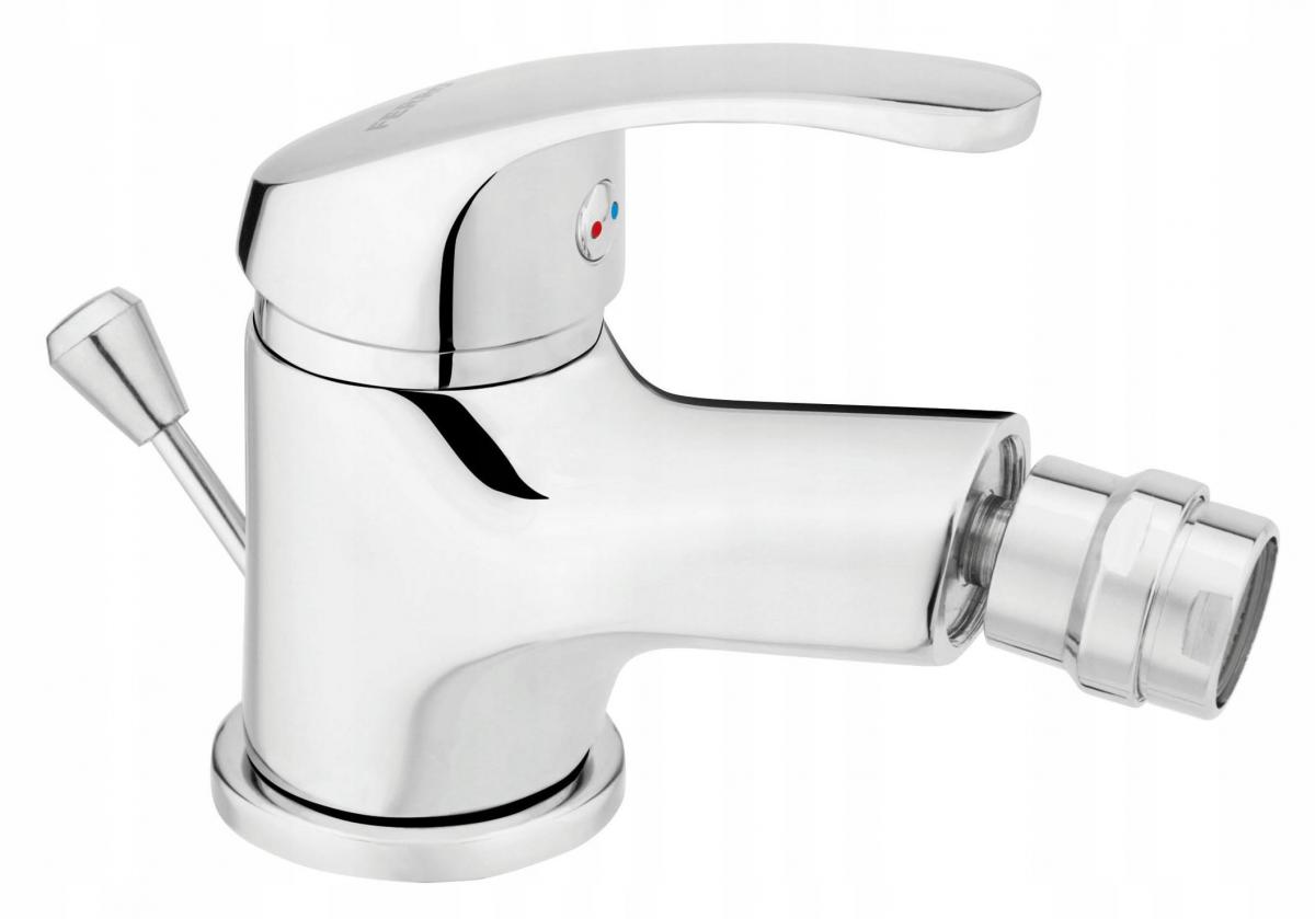 FERRO Bateria bidetowa Basic stojąca, chrom