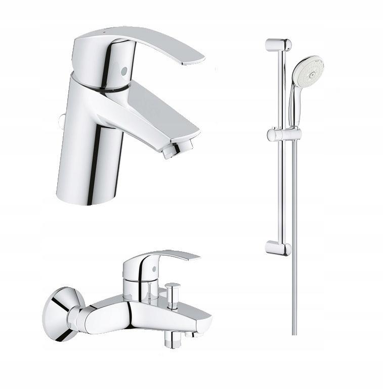 Bateria umywalkowa sztorcowa GROHE Eurosmart Cosmopolitan 1-otw. Mosiężna