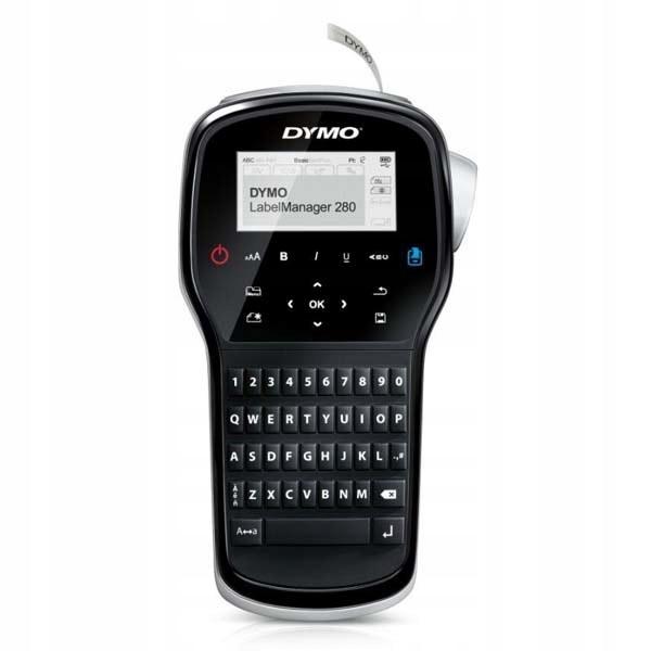 DYMO LabelManager 280, klawiatura QWERTY