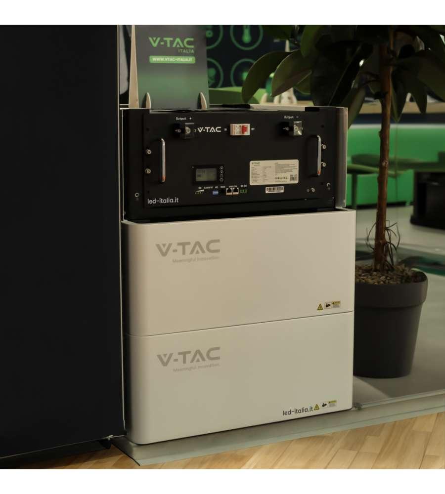 Magazyn Bank Energii V-TAC Powerbank Jednofazowy 9.6kWh RACK 48V 200Ah LiFe