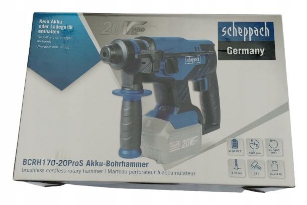 Młotowiertarka bezszczotkowa Scheppach BCRH170-20ProS 20v (bez akumulatora)
