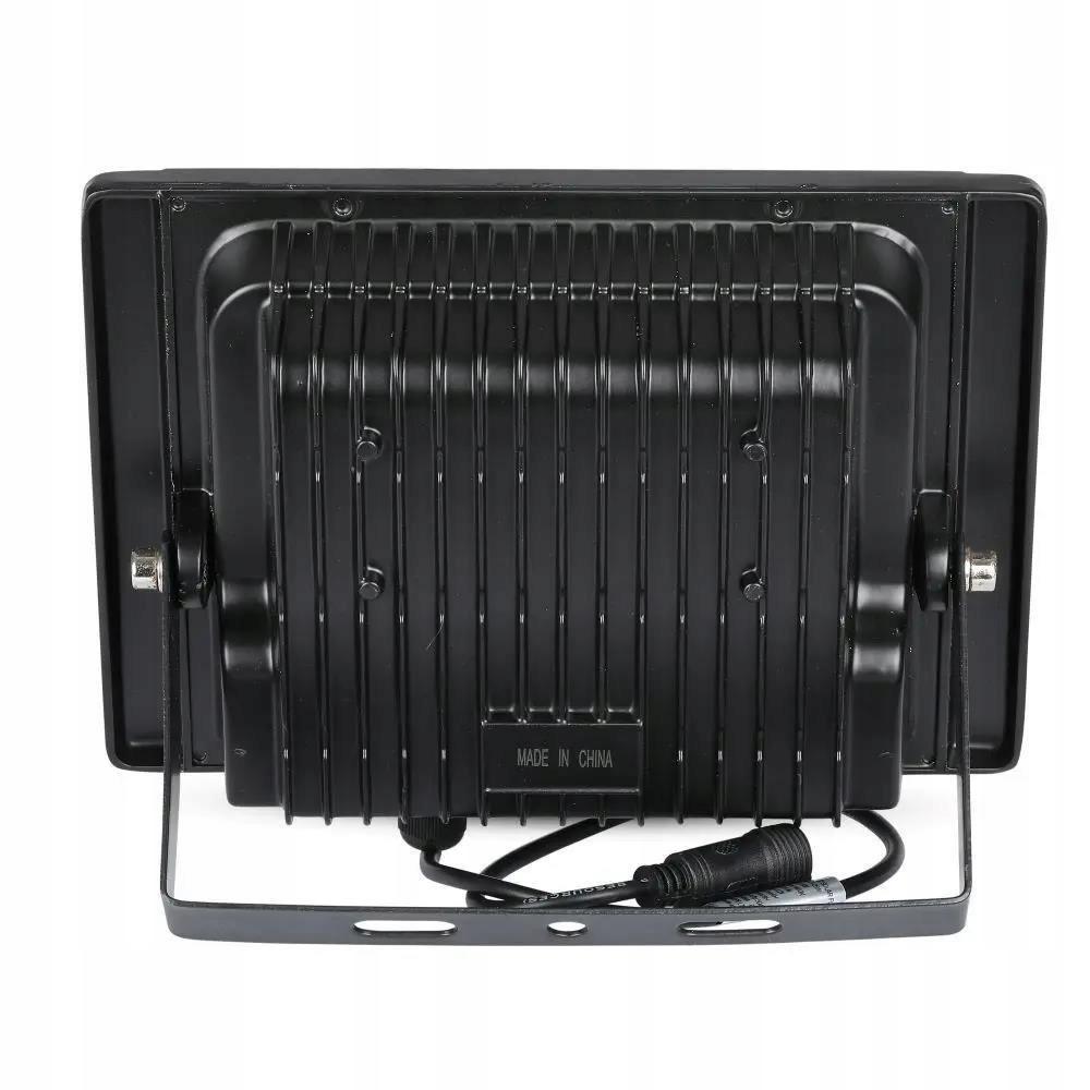 Projektor LED Solarny V-TAC 12W Czarny IP65, Pilot, Timer VT-25W 4000K 550l