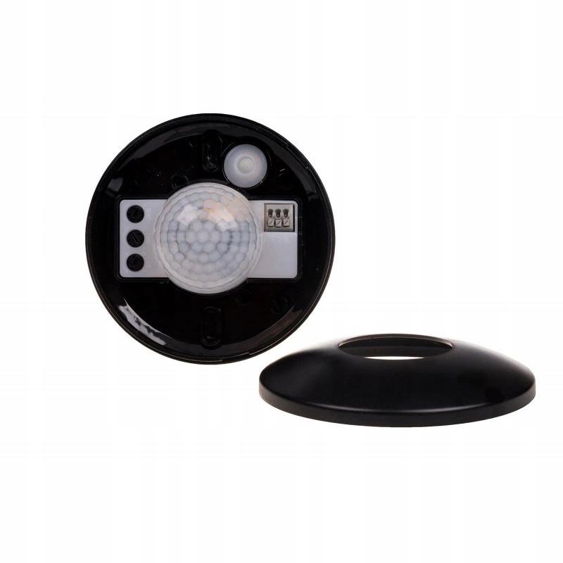 F&F Czujnik ruchu PIR, IP40, sufitowy, 360°, 4A, 24V, czarny DR-06B-24V