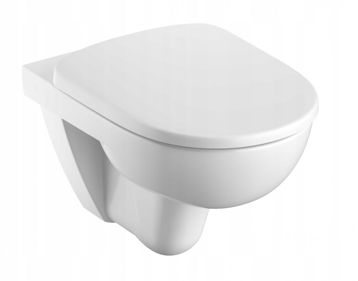 GEBERIT Miska wisząca WC Selnova, lejowa, B35.8 cm, H33.2 cm, T53cm