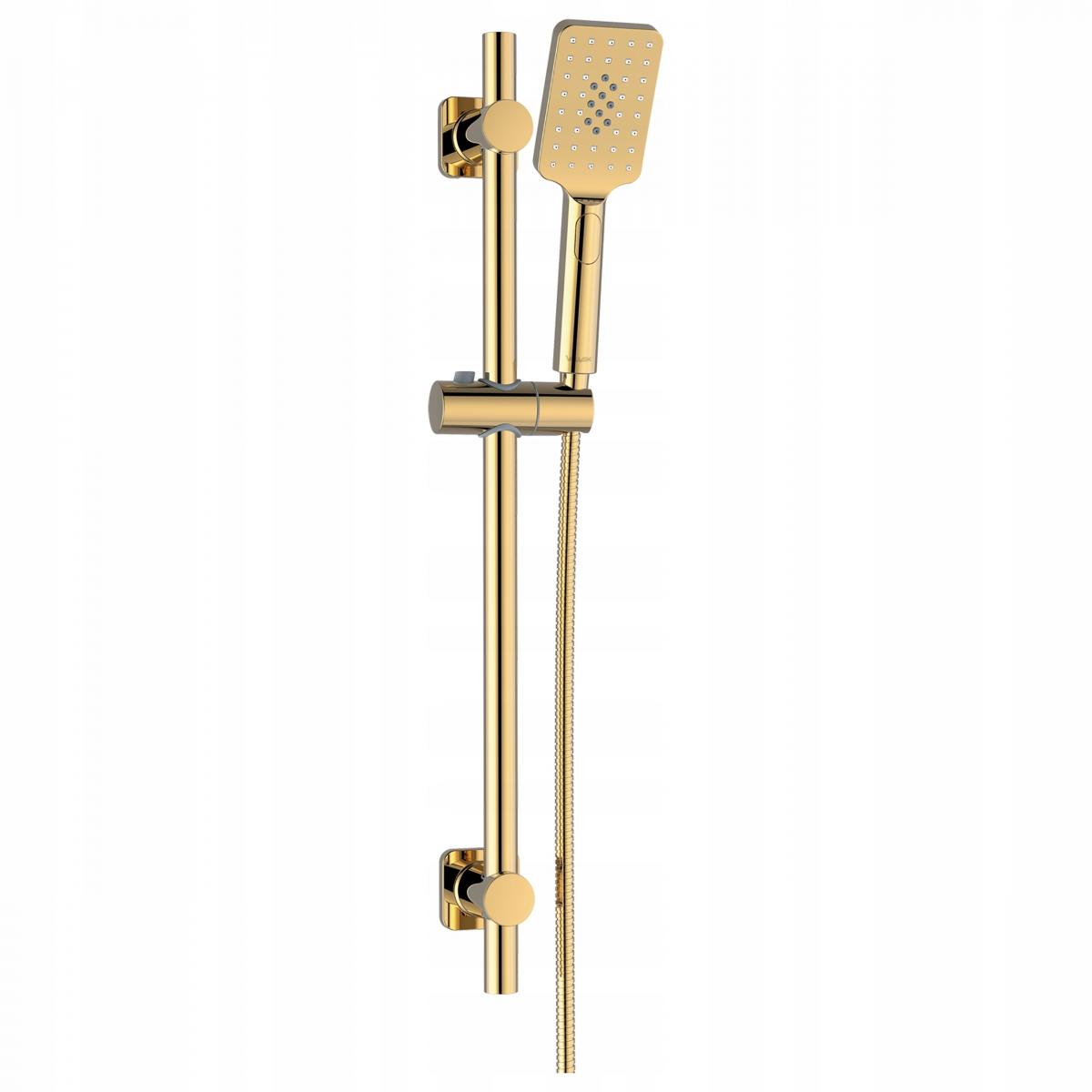 VALVEX LOFT GOLD Zestaw natryskowy przesuwny, 3-funkcyjny