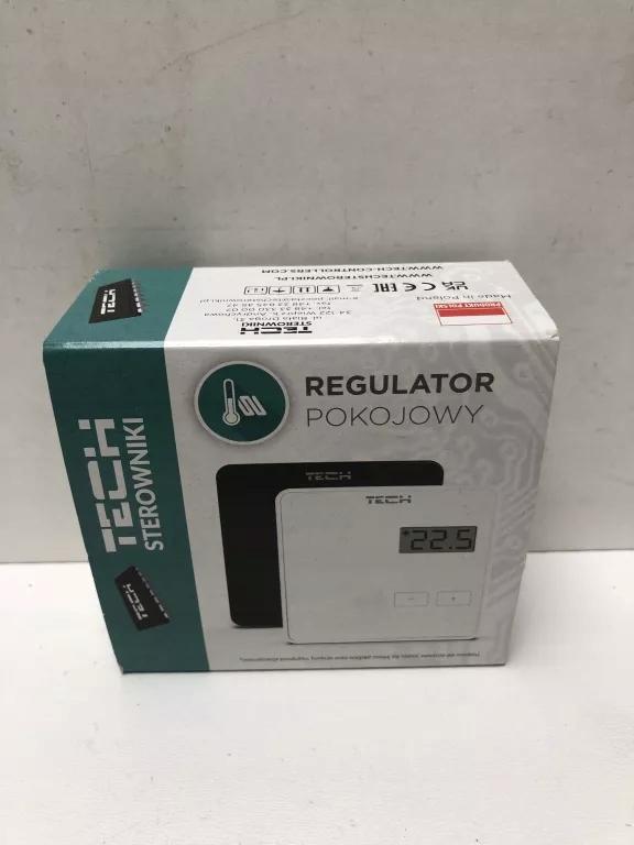 Regulator pokojowy dwustanowy przewodowy TECH ST-294 v1 biały