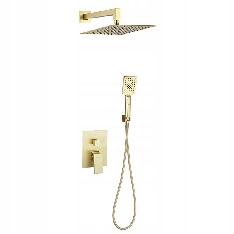 VALVEX Zestaw natryskowy podtynkowy ARS BRUSHED GOLD