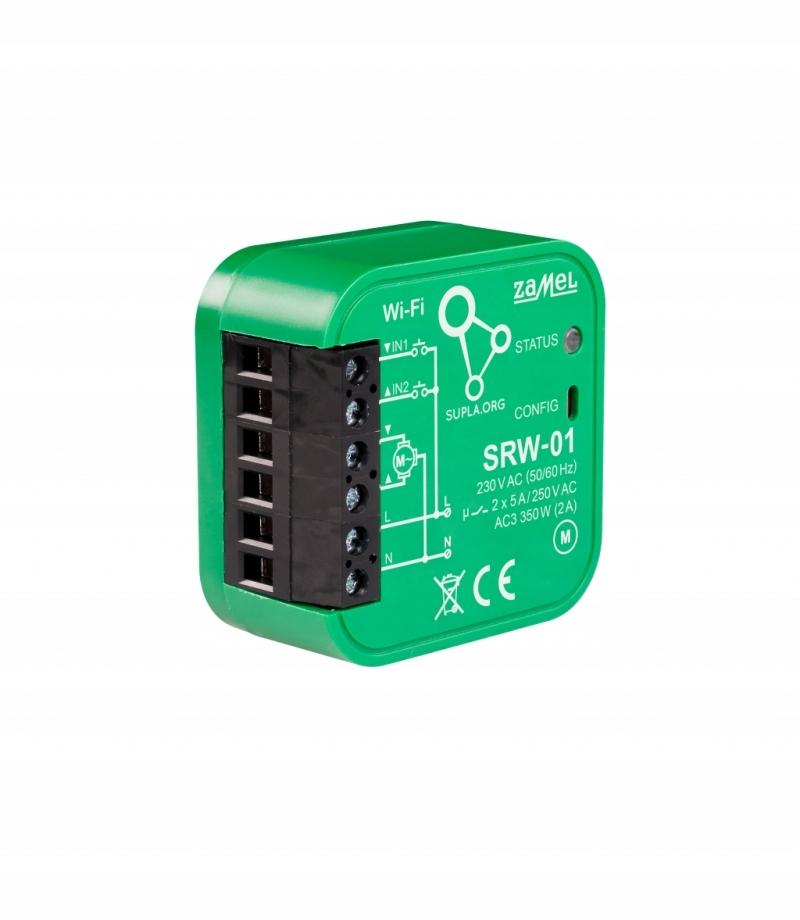 ZAMEL Sterownik rolet WI-FI typ: SRW-01, SUPLA