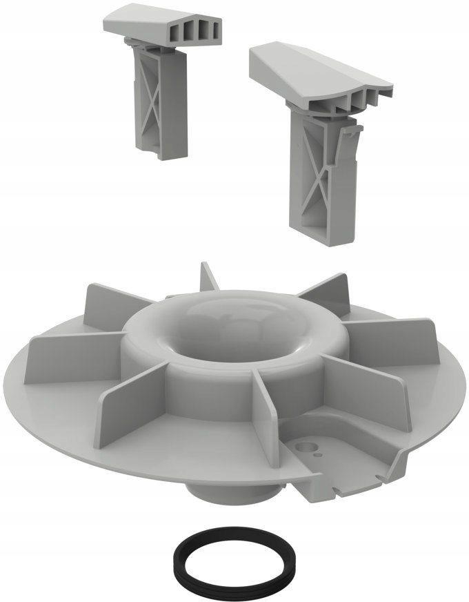 GEBERIT Element spiętrzający wpustu dachowego Geberit Pluvia d56