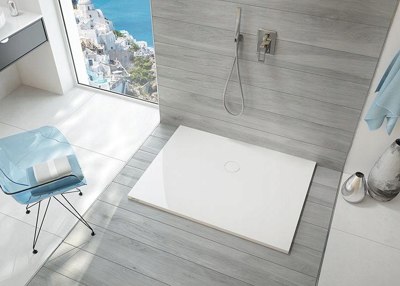 Brodzik min kwadratowy 100x100x3 cm SANPLAST Open Mineral B-M/OPEN