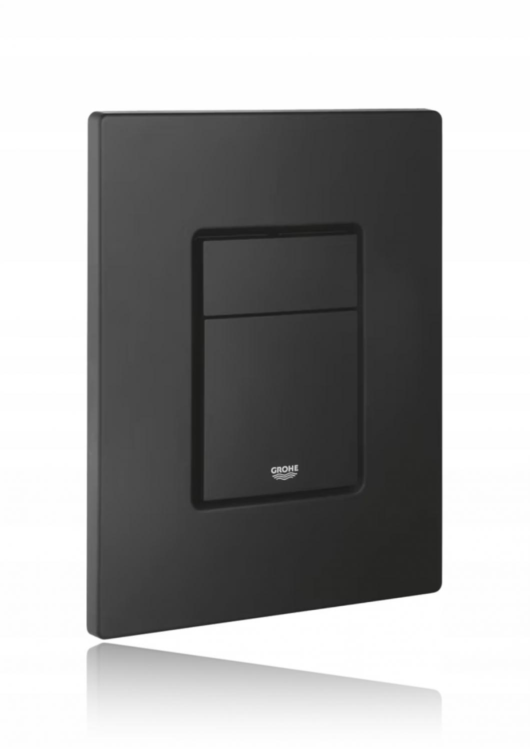 Przycisk GROHE Skate Cosmopolitan do WC z ABS phantom black 156 x 197 mm