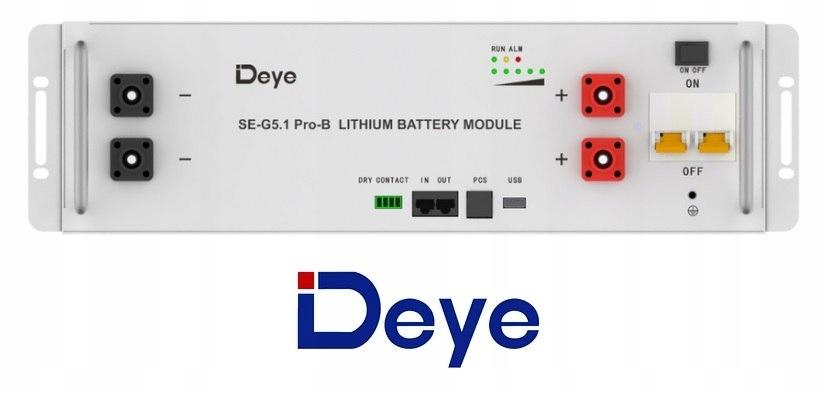 DEYE Magazyn energii 5,1kWh Deye SE-G5.1 PRO-B - 10 lat gwarancji