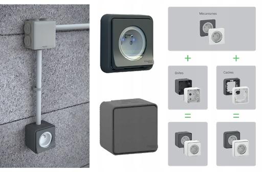 SCHNEIDER ELECTRIC Mureva przycisk kolor antracytowy