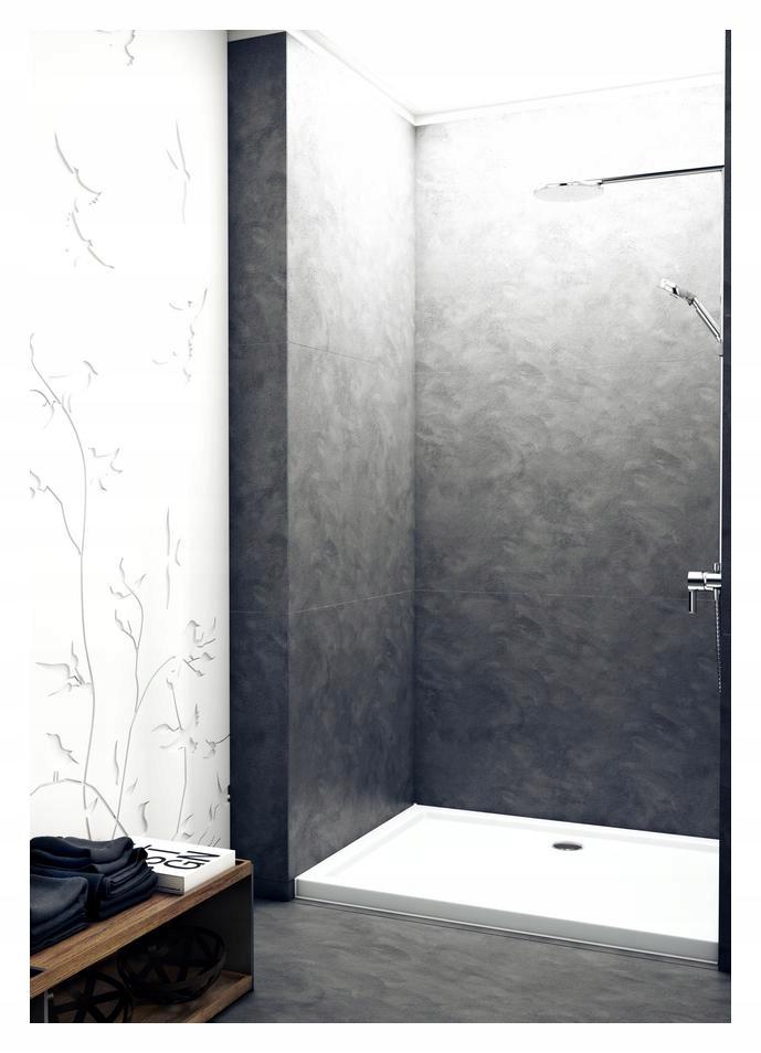 SCHEDPOL Brodzik akrylowy Standard 90x90x5 / 3 cm kwadratowy Caspar