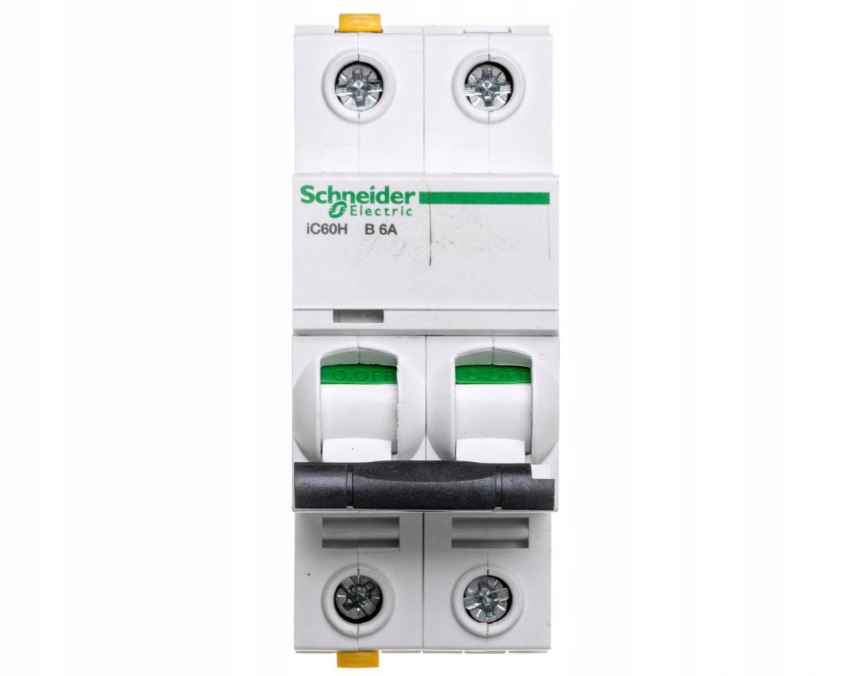SCHNEIDER ELECTRIC Wyłącznik nadprądowy iC60H-B6-2 B 6A 2-biegunowy