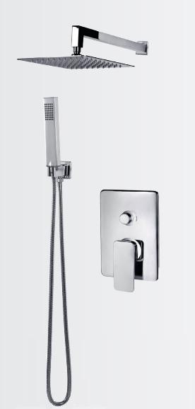 Zestaw prysznicowy Carre podtynkowy chrom