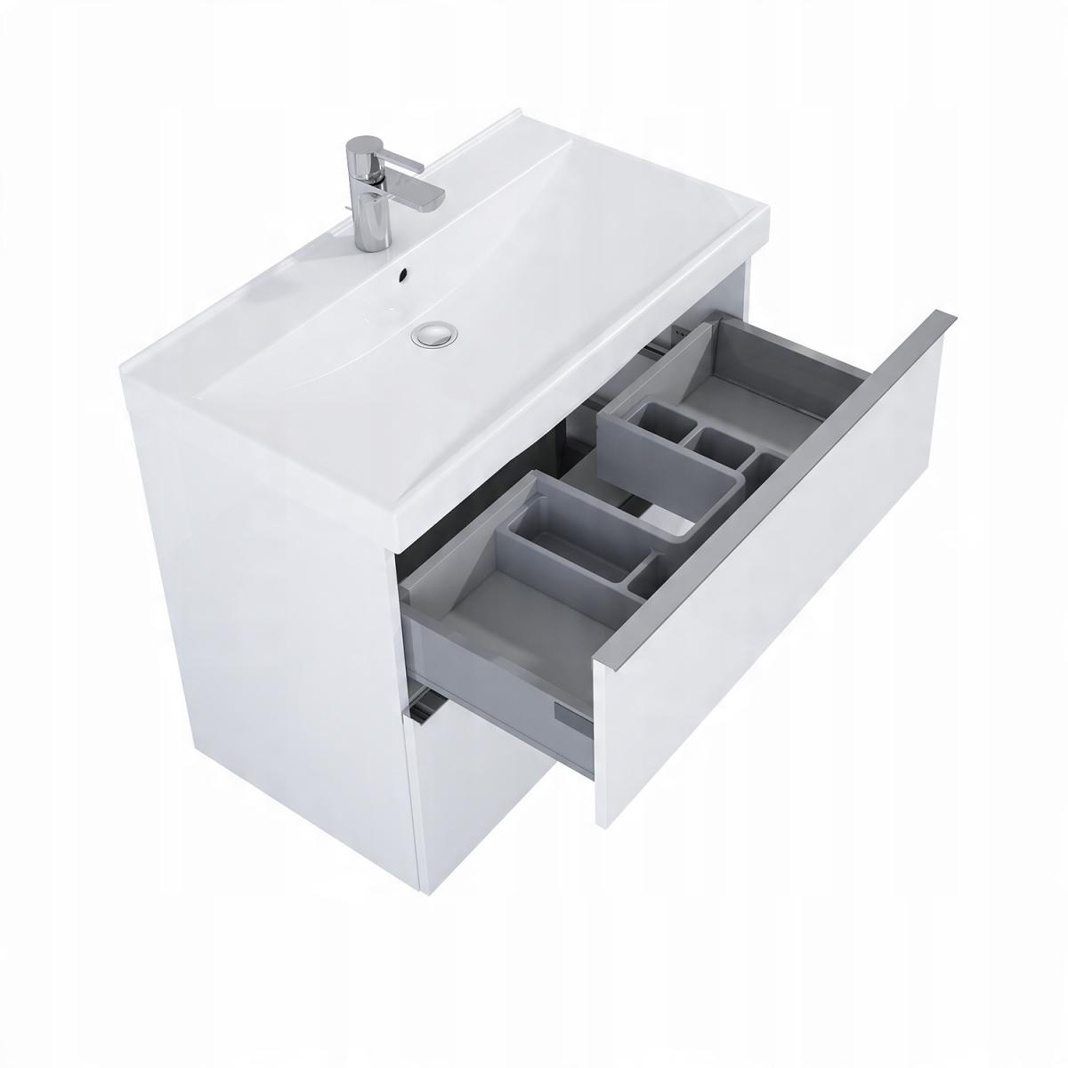 Szafka podumyw. LOOK 80x45cm Wisząca 2S White Matt ELITA