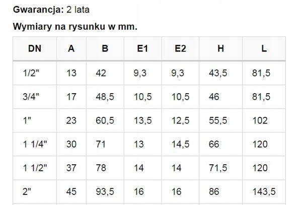 INVENA ZAWÓR KULOWY WODNY WW DN 40 (6/4) VERT, OPASKA
