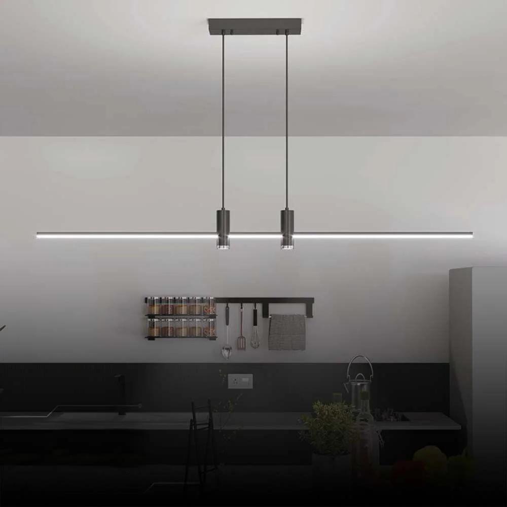 V-TAC Oprawa Zwieszana V-TAC 19W LED Czarna VT-7827 4000K 2160lm
