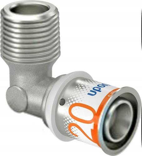 UPONOR Uponor S-Press PLUS kolano z gwintem zewn. 20-R1/2MT