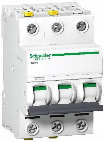 SCHNEIDER ELECTRIC Wyłącznik nadprądowy iC60H-C10-3 C 10A 3-biegunowy