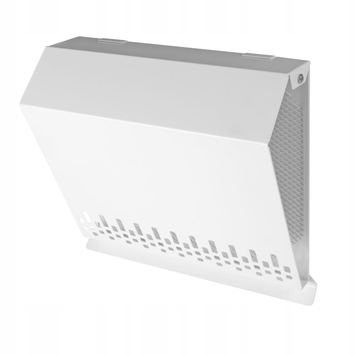 AWENTA Czerpnia ścienna metalowa fi160, biały