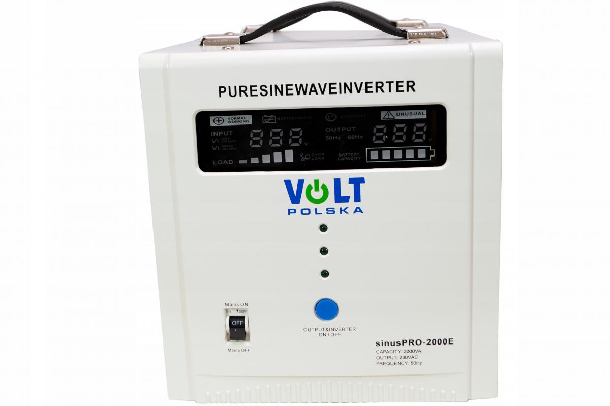 VOLT Zasilacz awaryjny SINUS PRO 2000 E 12/230V (1250/2000W)